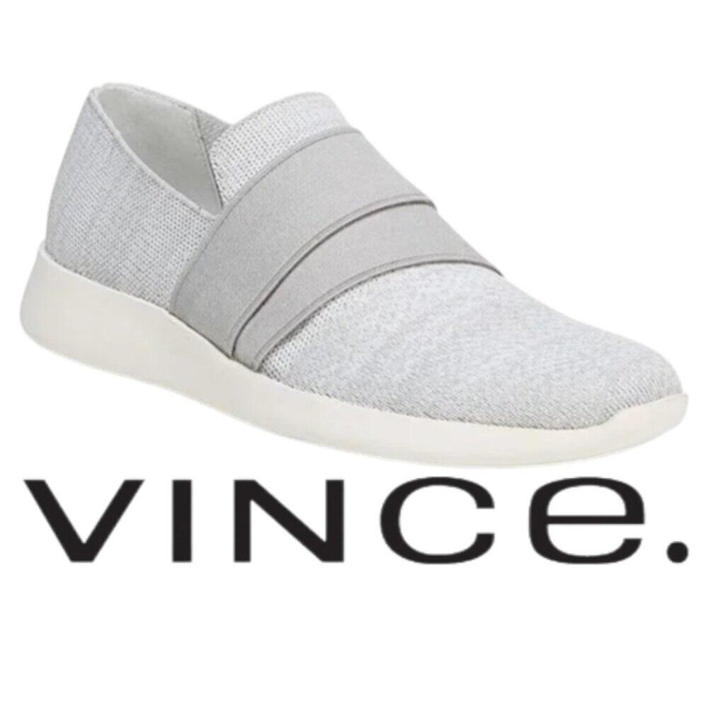 Vince Aston Slip on Sneakers Women's Grey Size 37.5 EU 7 US
